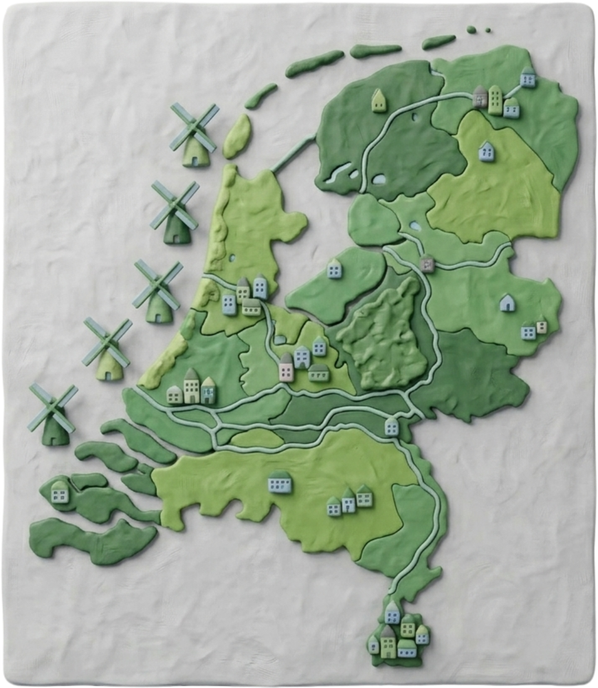 Illustratie · geografie van de Nederlandse huurmarkt
